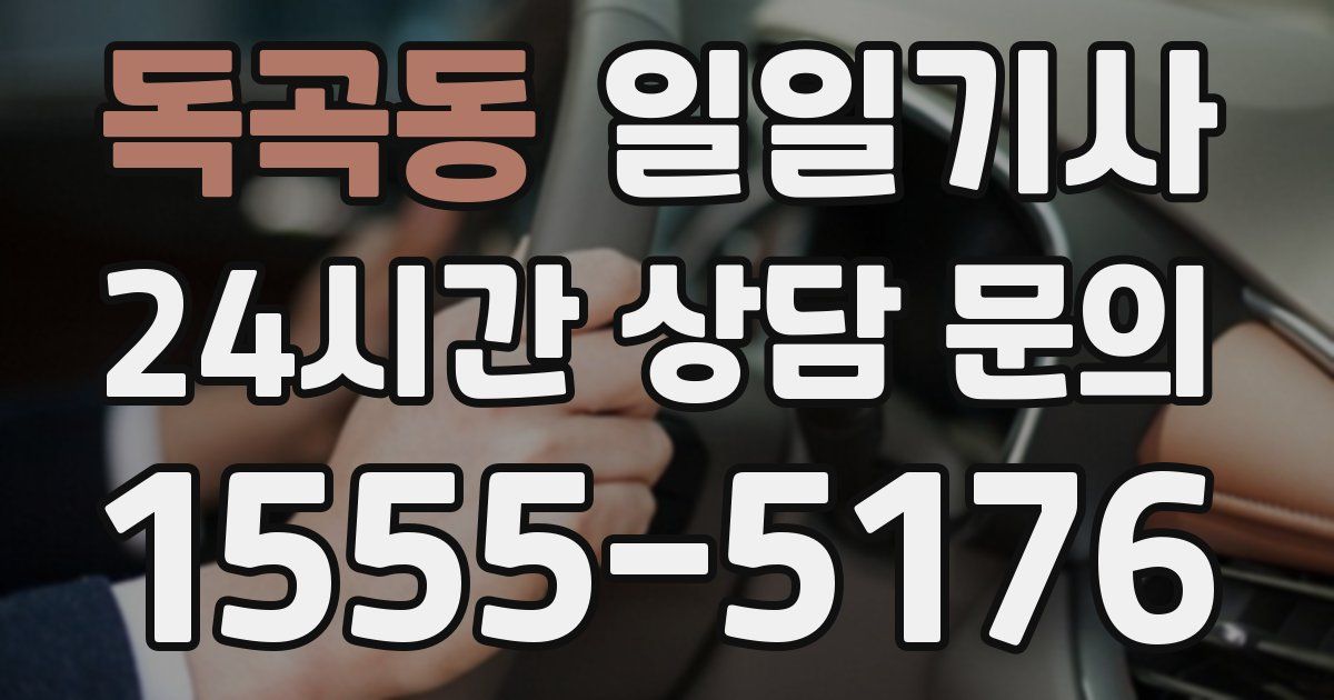 일일대리기사
