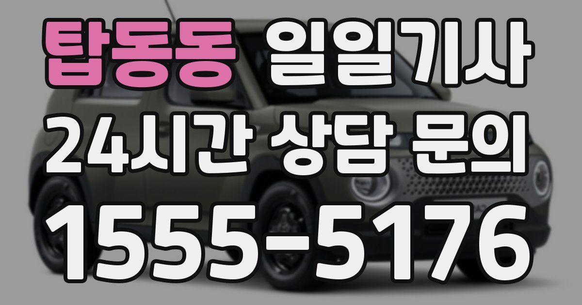 일일대리기사