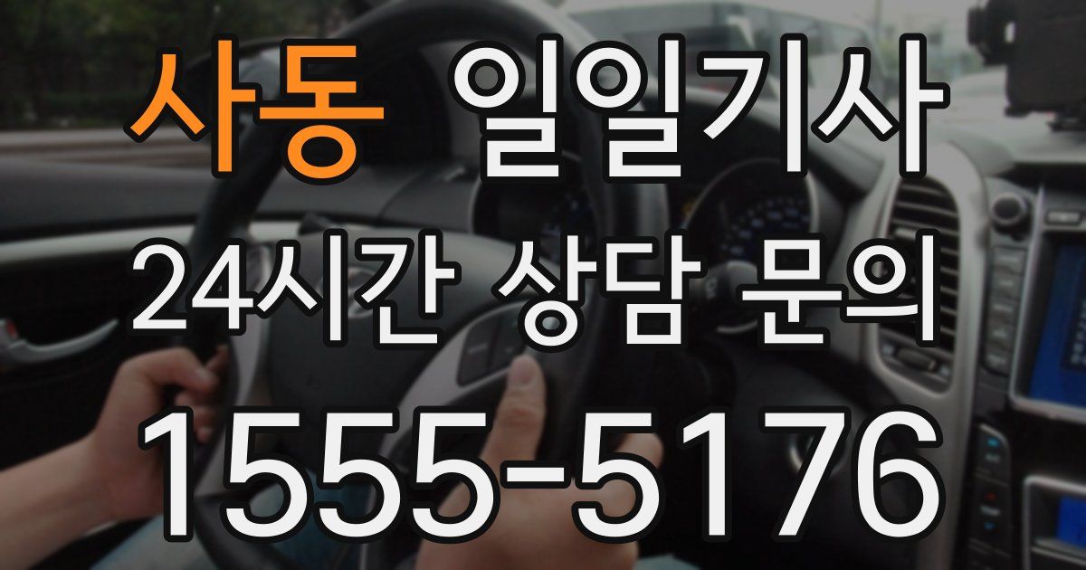 일일대리기사