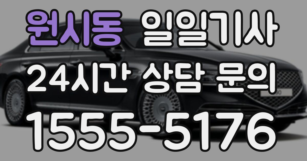 일일대리기사