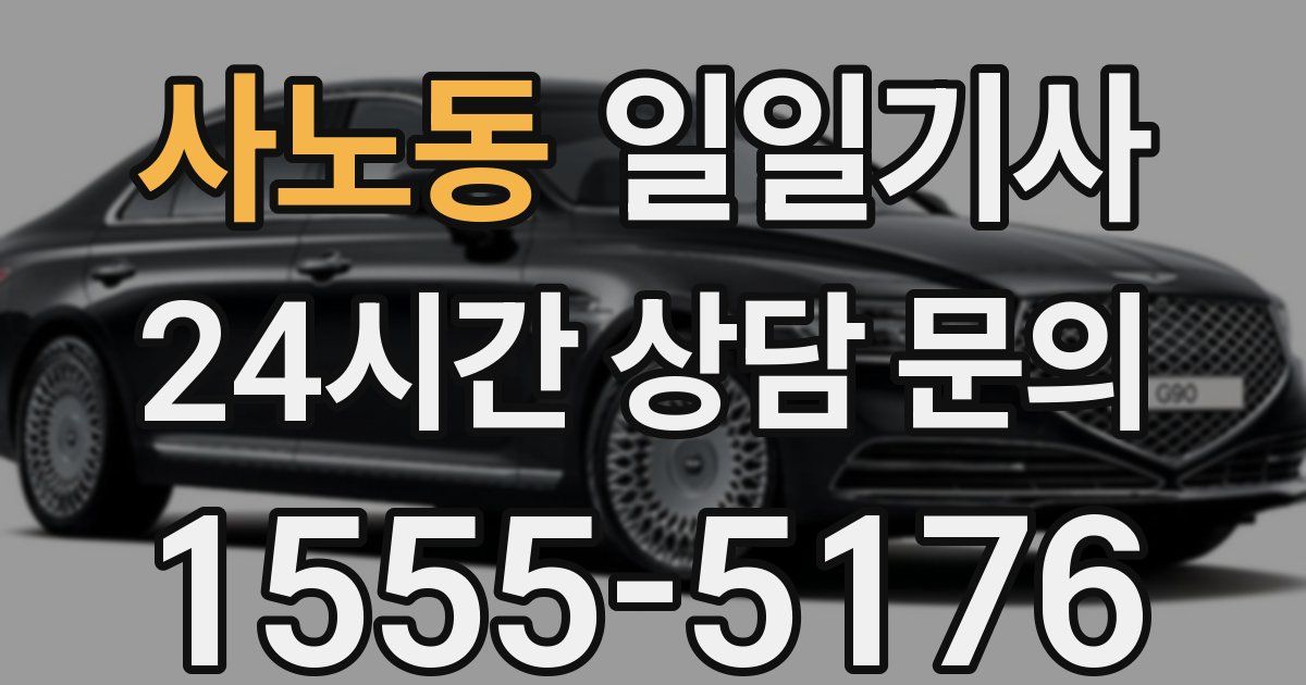 일일대리기사