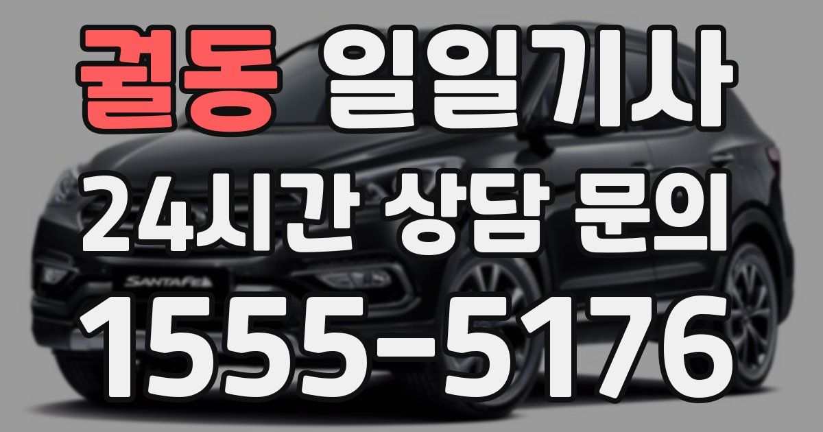 일일대리기사