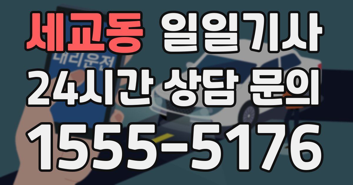 일일대리기사
