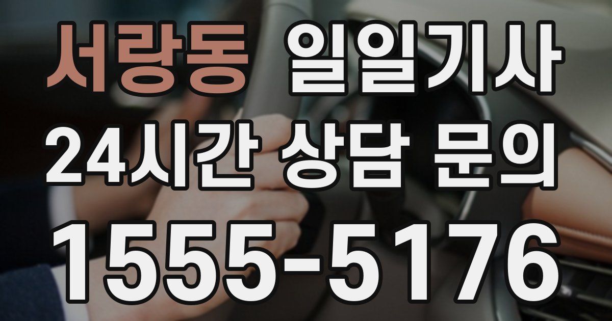 일일대리기사