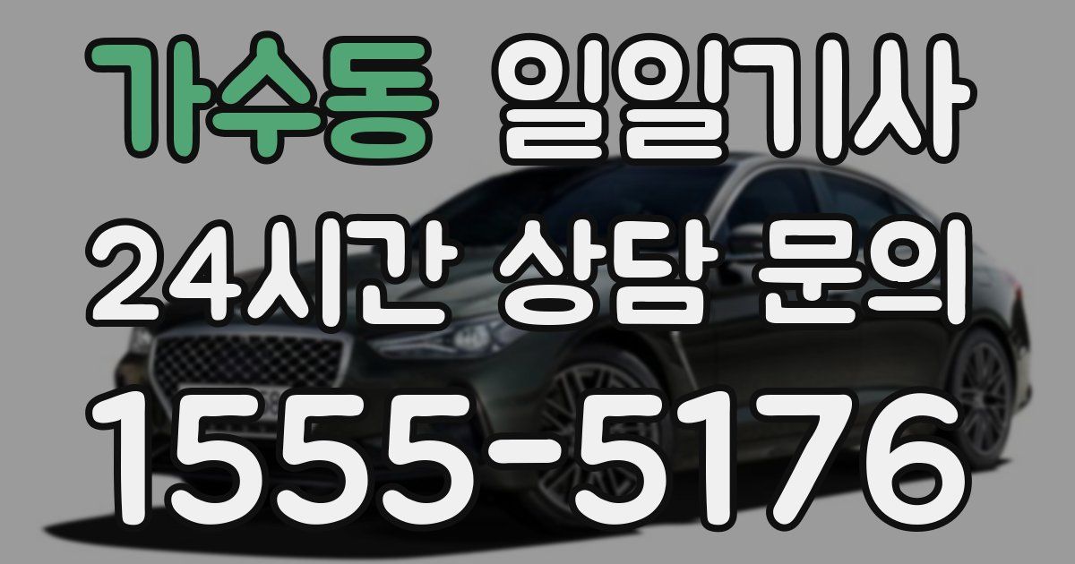 일일대리기사