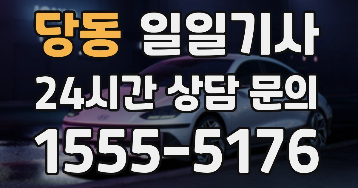 일일대리기사
