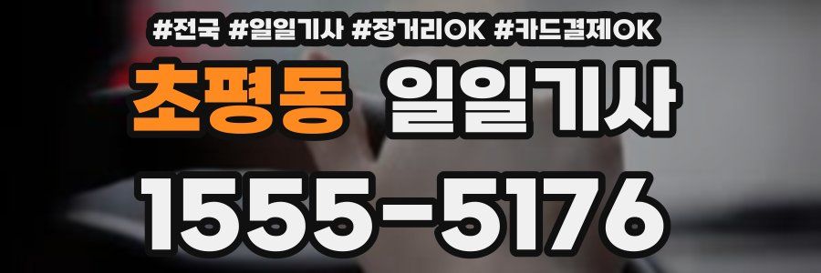 초평동 일일기사