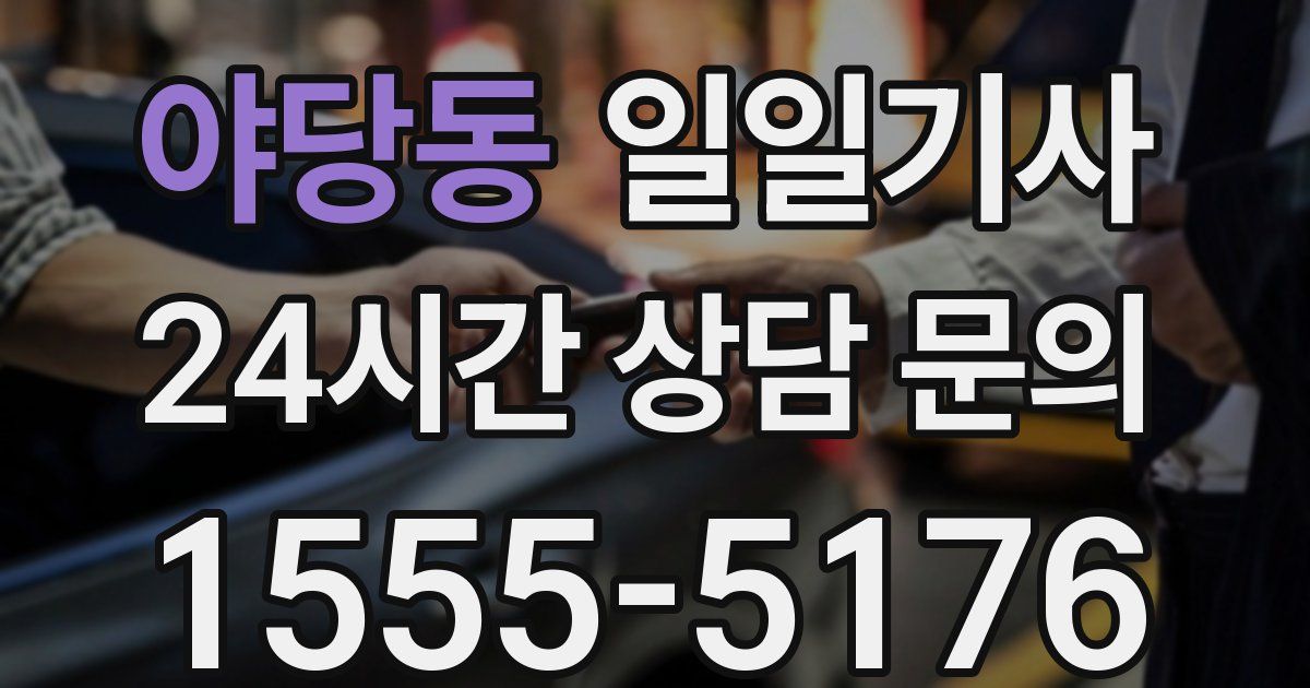 일일대리기사