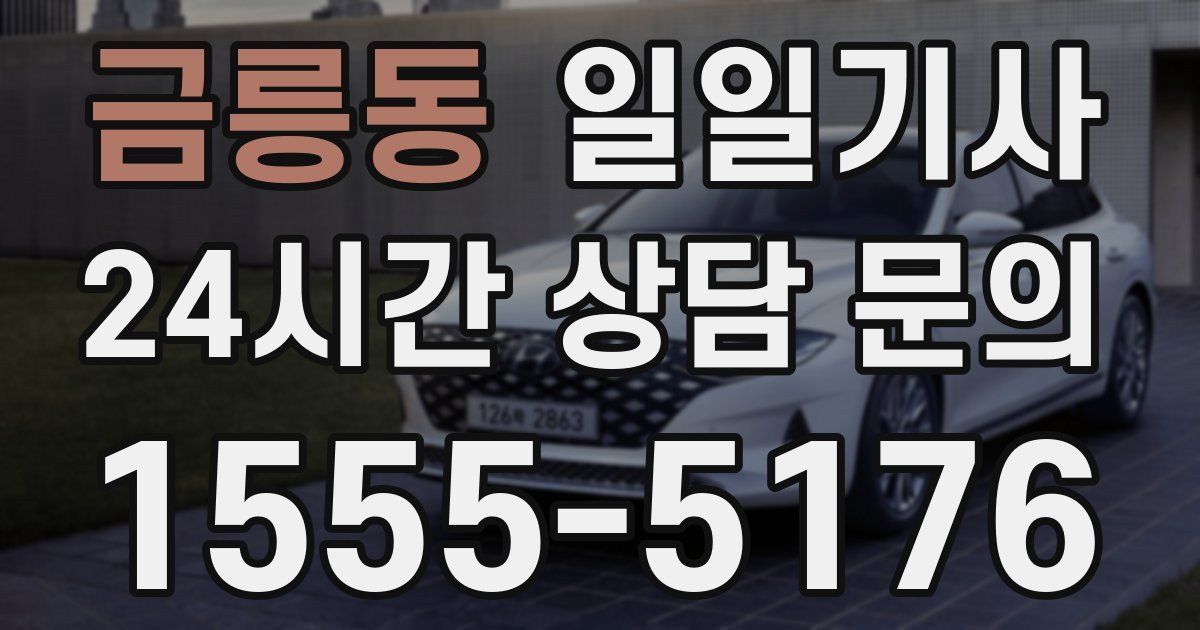 일일대리기사