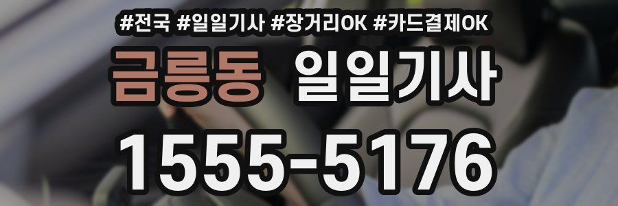 금릉동 일일기사