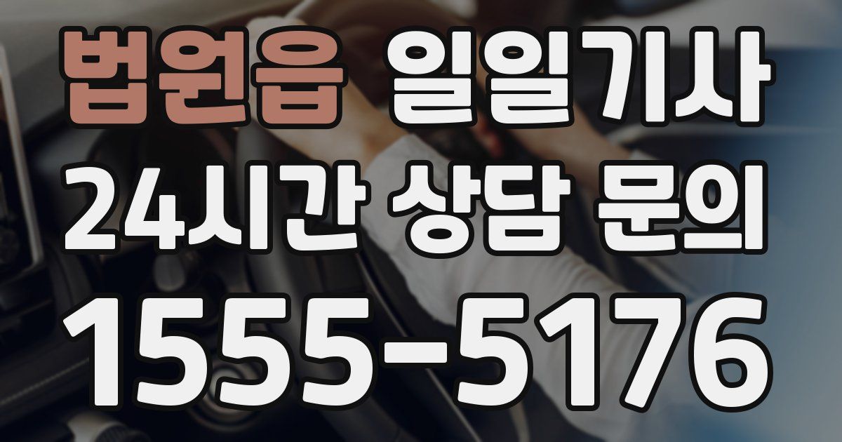 일일대리기사