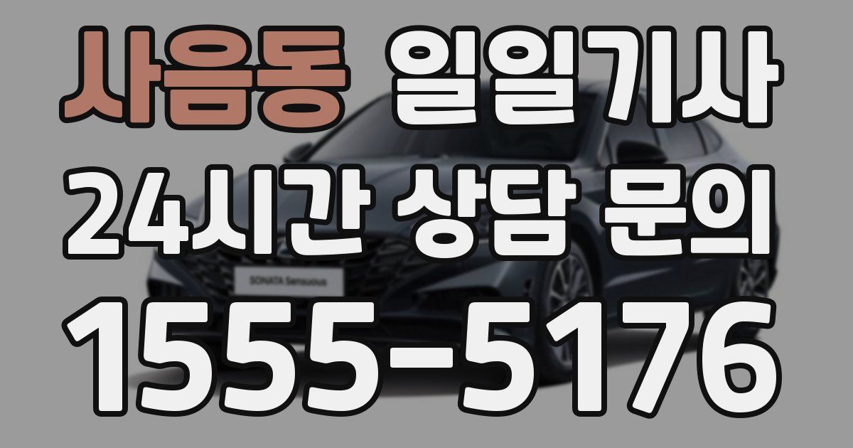 일일대리기사