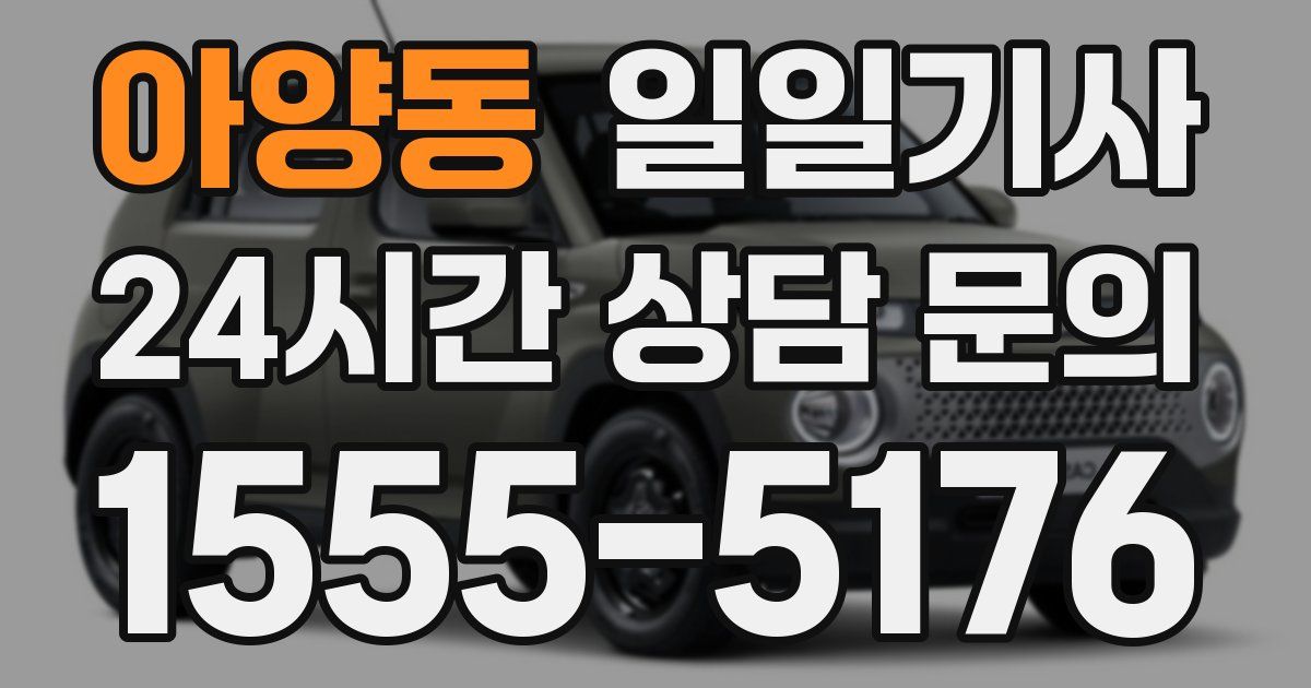 일일대리기사