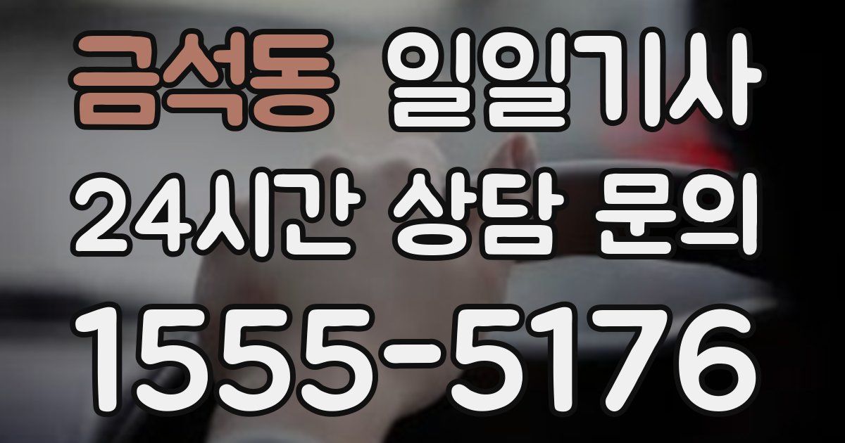 일일대리기사