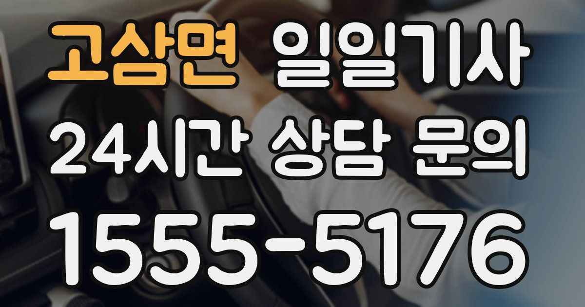 일일대리기사