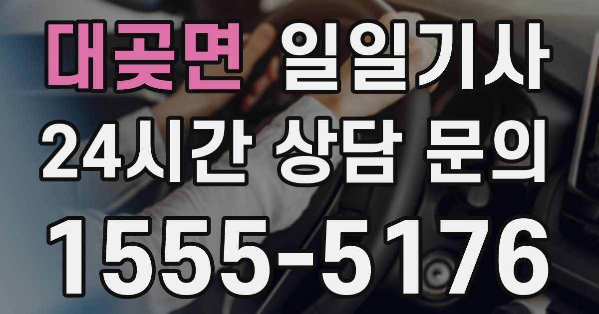 일일대리기사