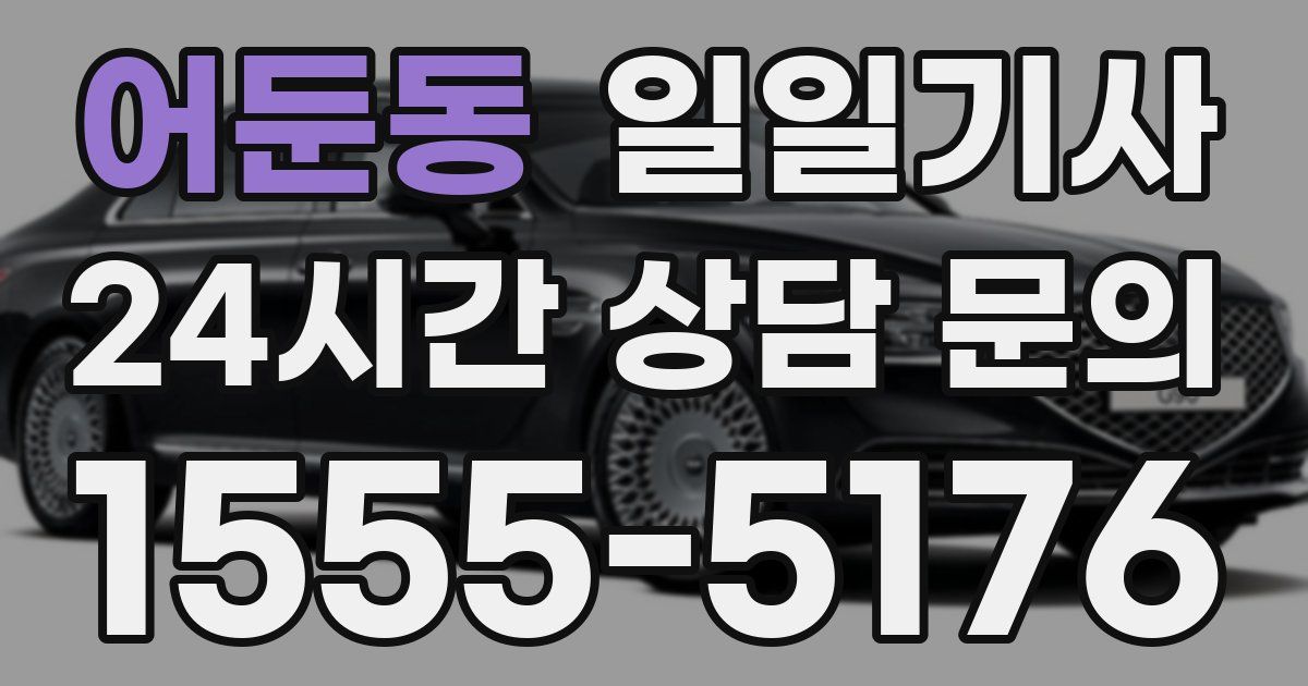 일일대리기사