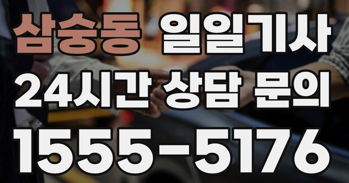 일일대리기사