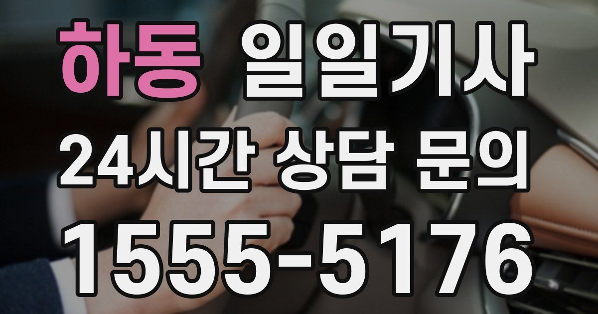 일일대리기사