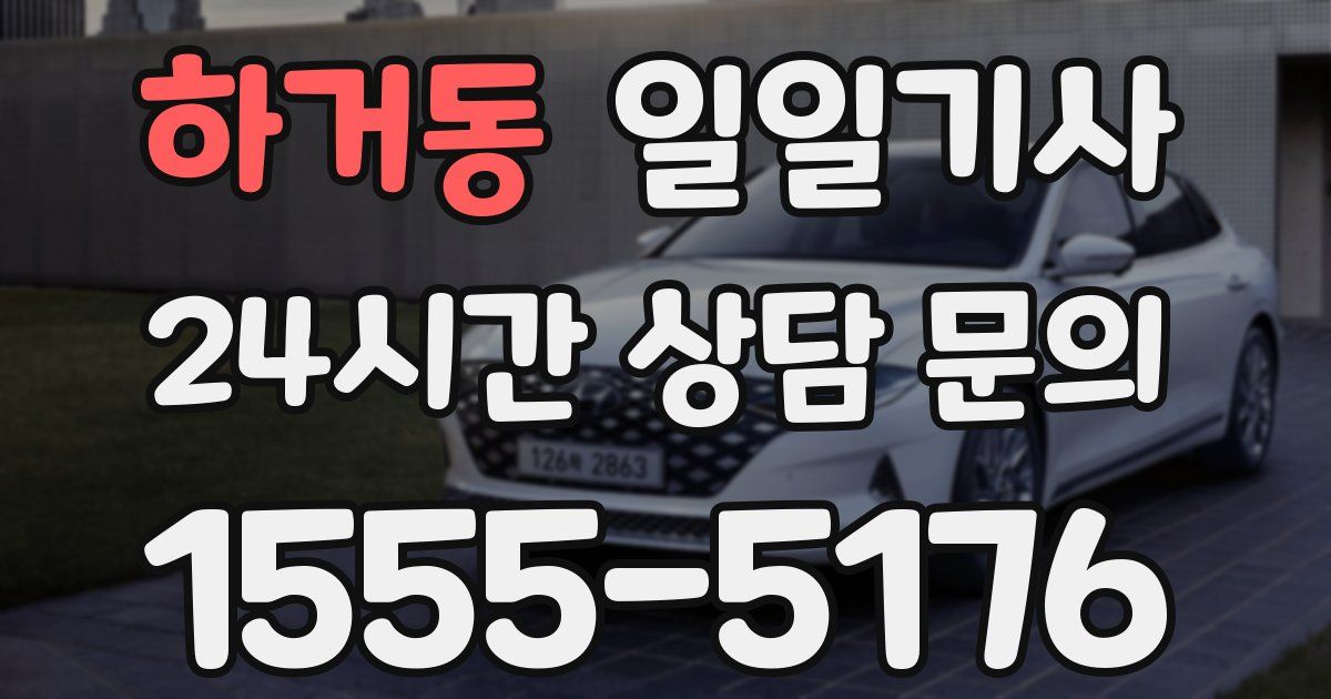 일일대리기사