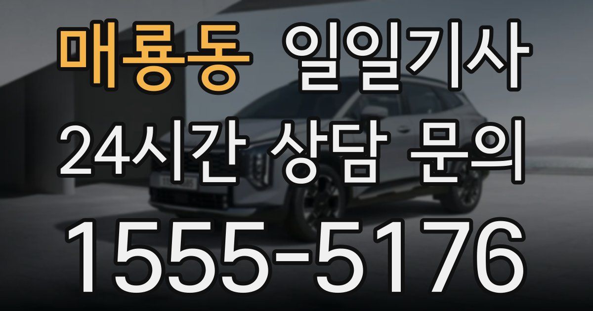 일일대리기사