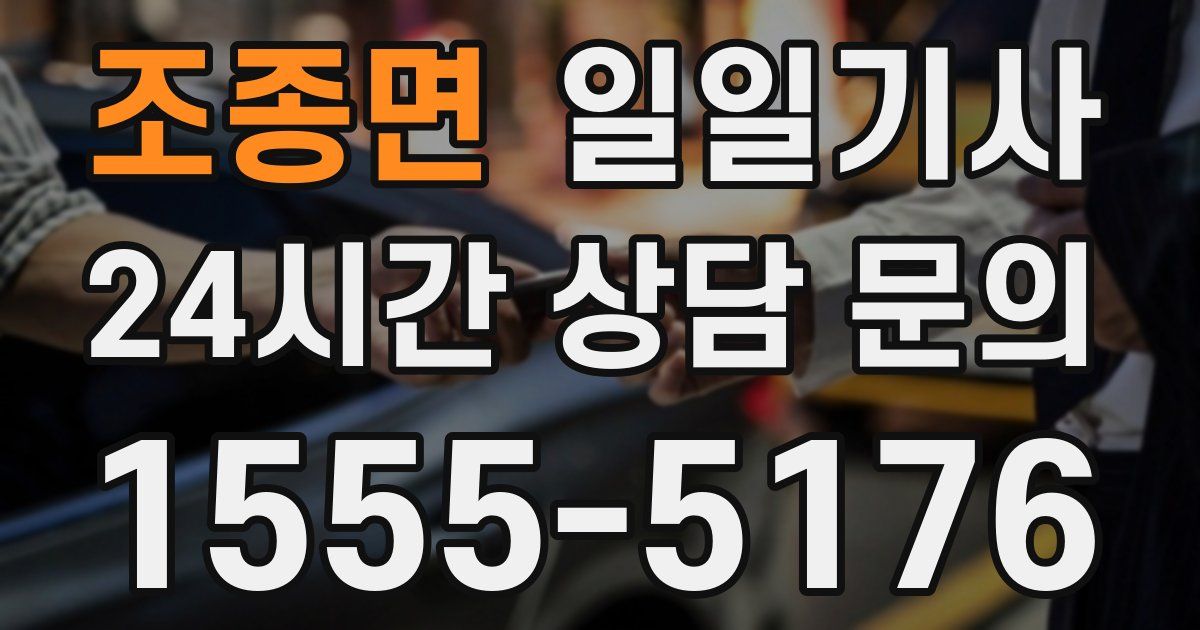 일일대리기사