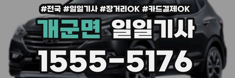 개군면 일일기사