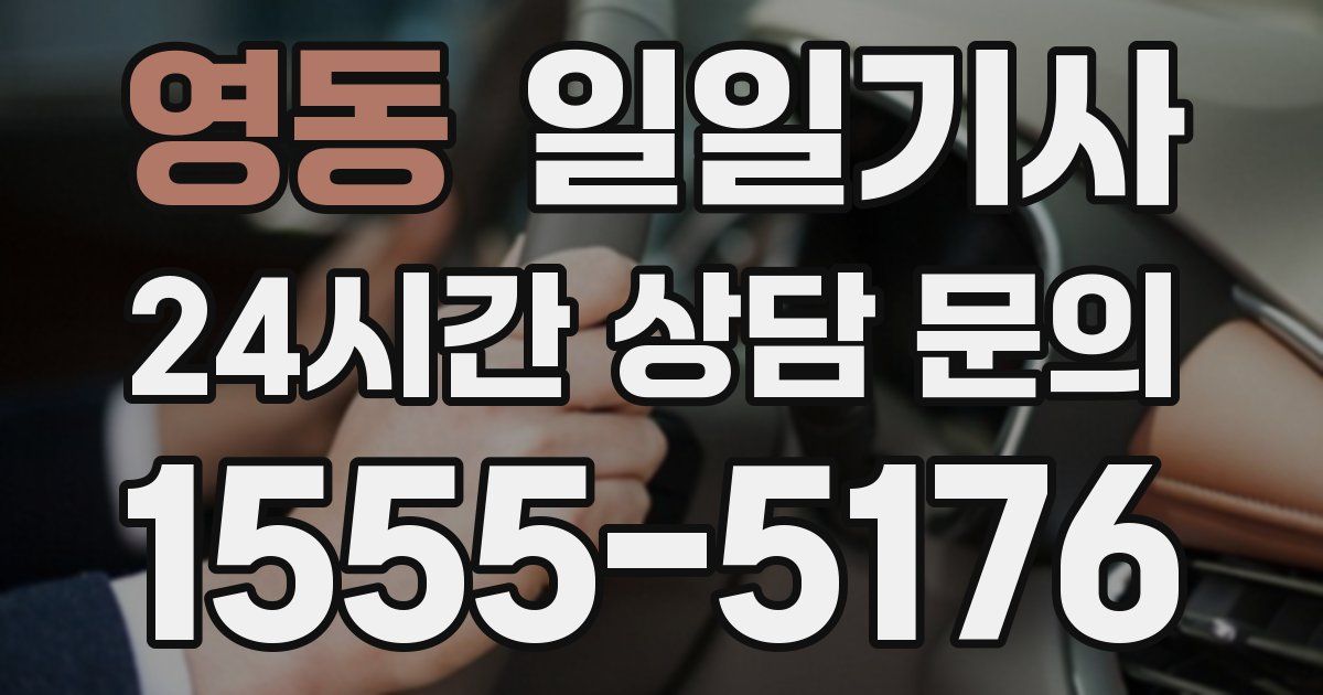 일일대리기사