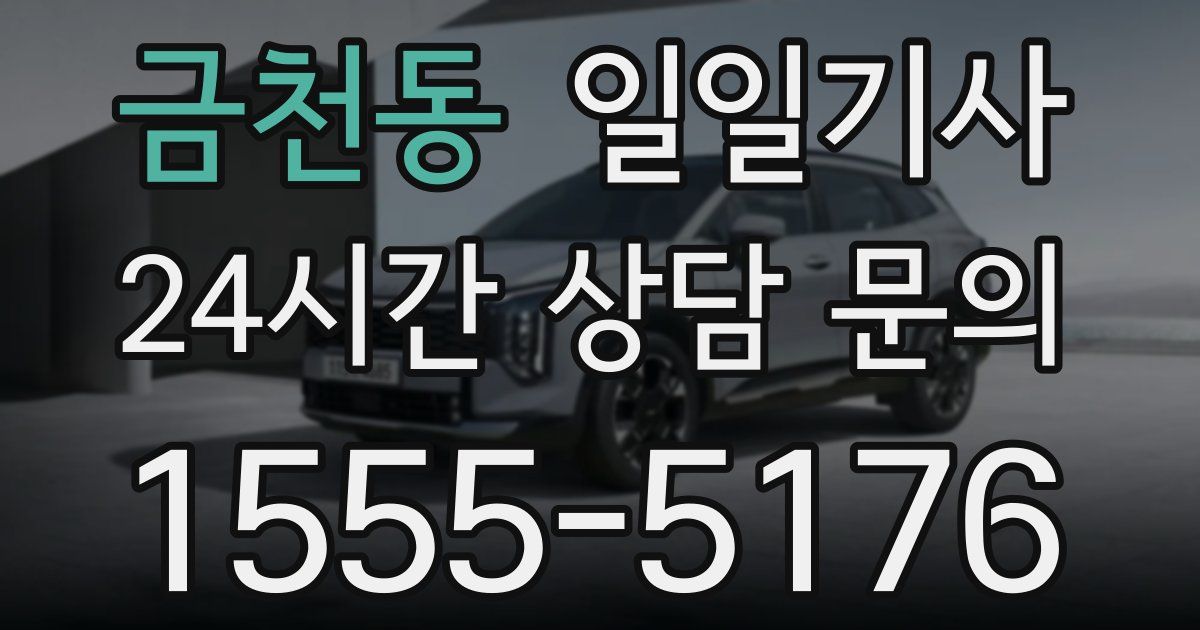 일일대리기사