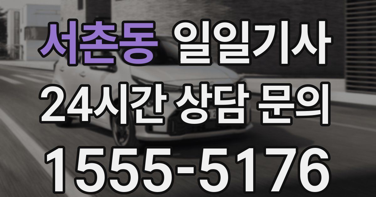 일일대리기사