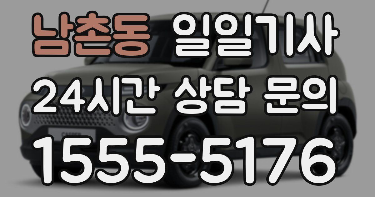 일일대리기사