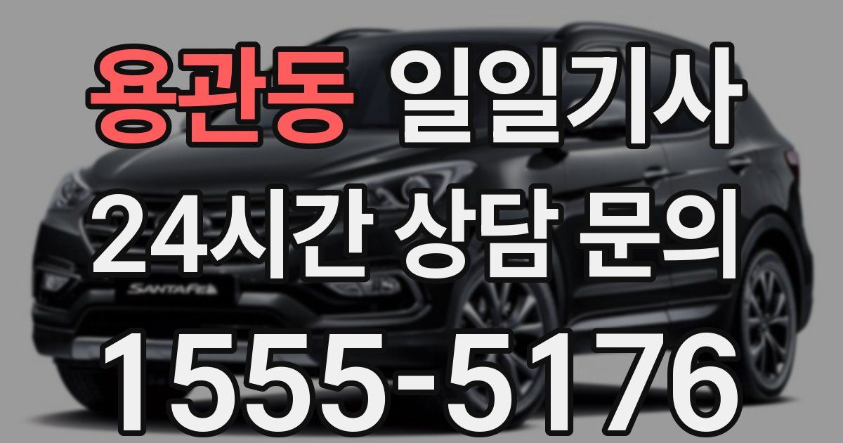 일일대리기사
