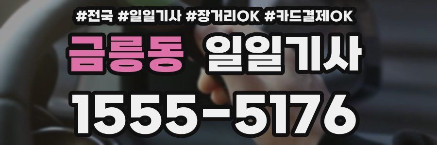 금릉동 일일기사