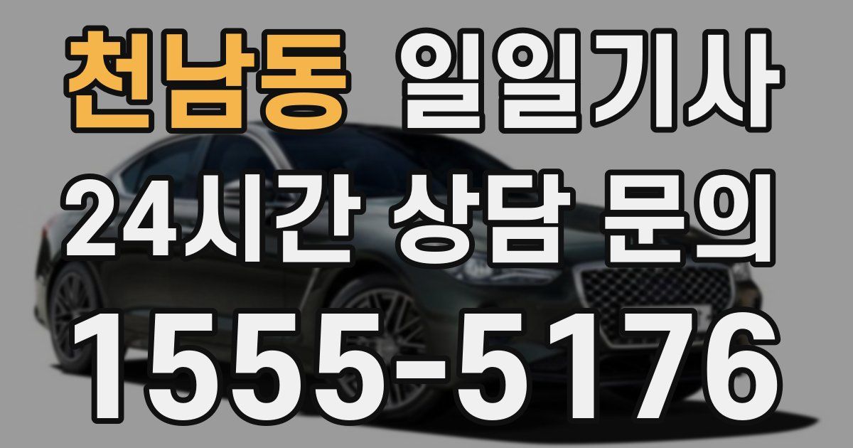 일일대리기사