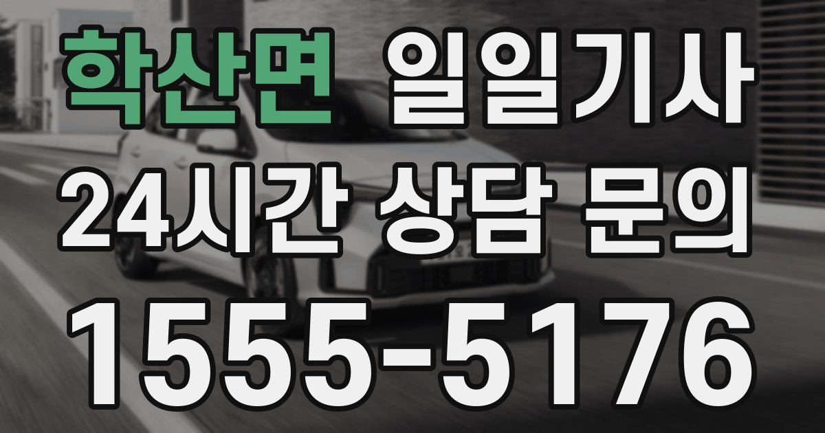 일일대리기사