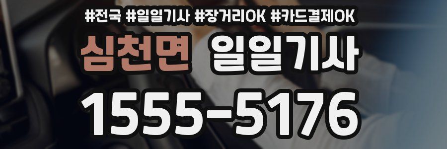 심천면 일일기사