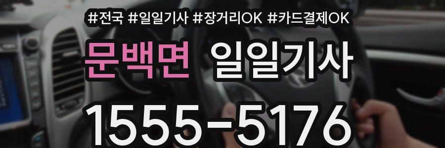 문백면 일일기사