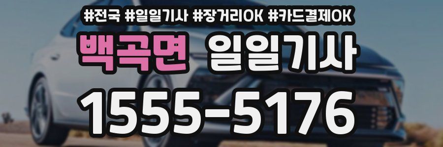 백곡면 일일기사