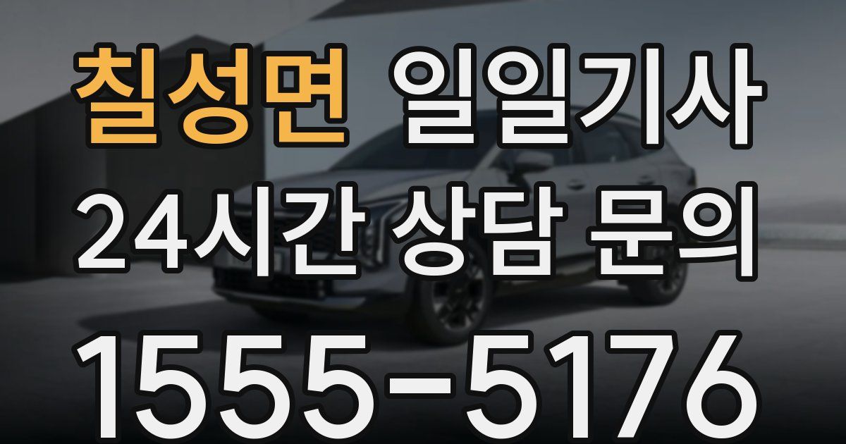일일대리기사