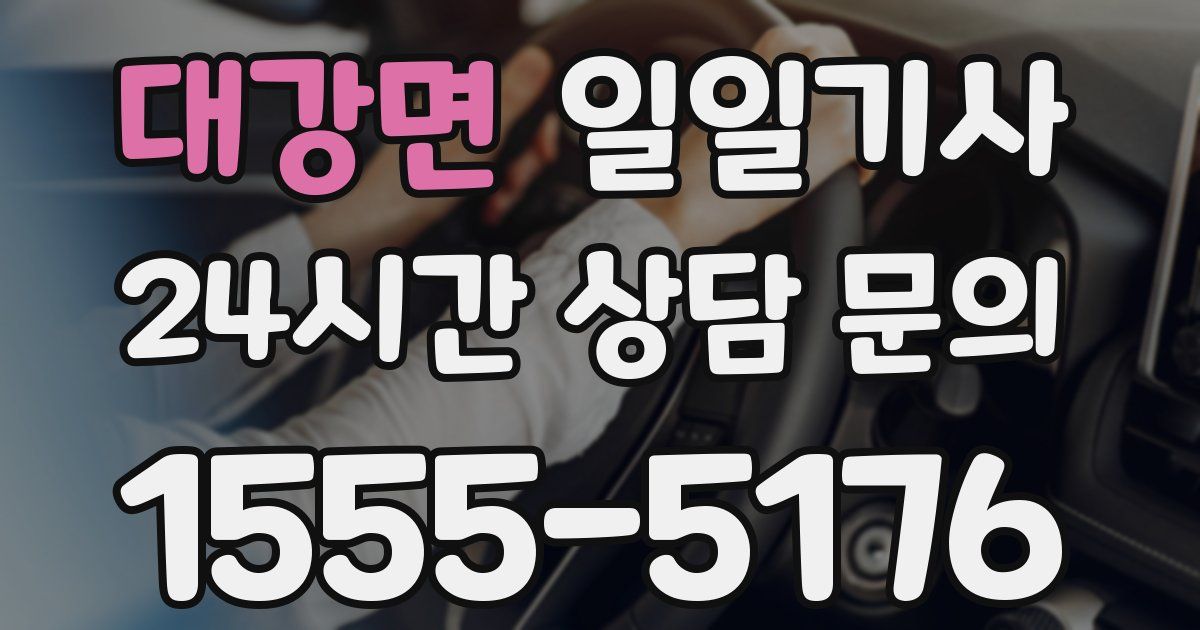 일일대리기사