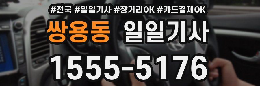 쌍용동 일일기사