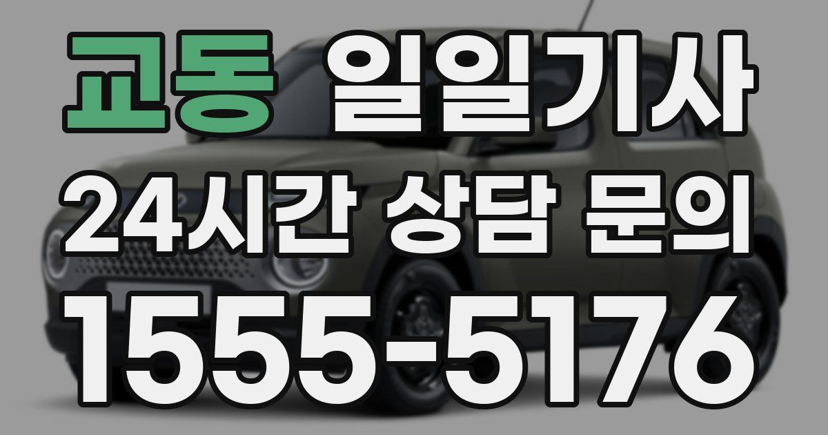 일일대리기사
