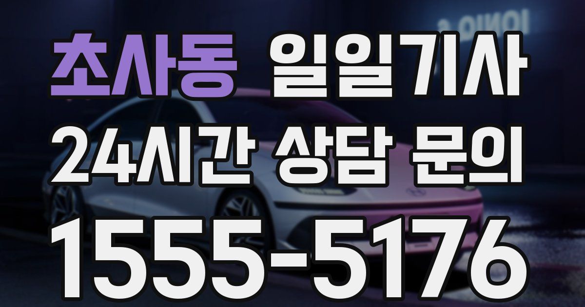 일일대리기사