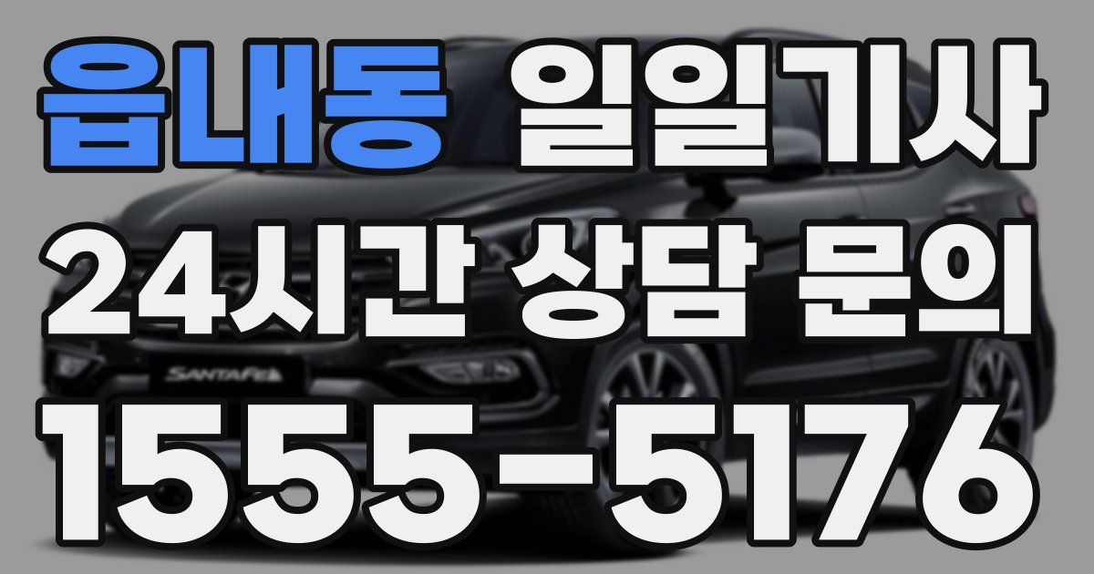 일일대리기사