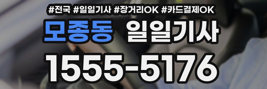 모종동 일일기사