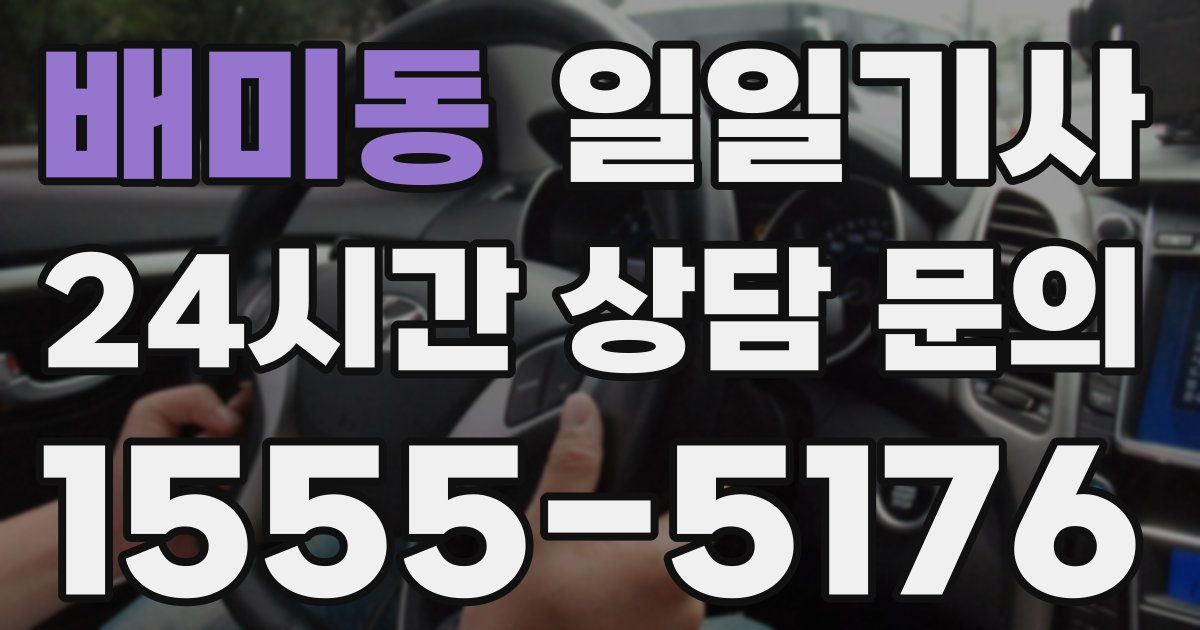 일일대리기사