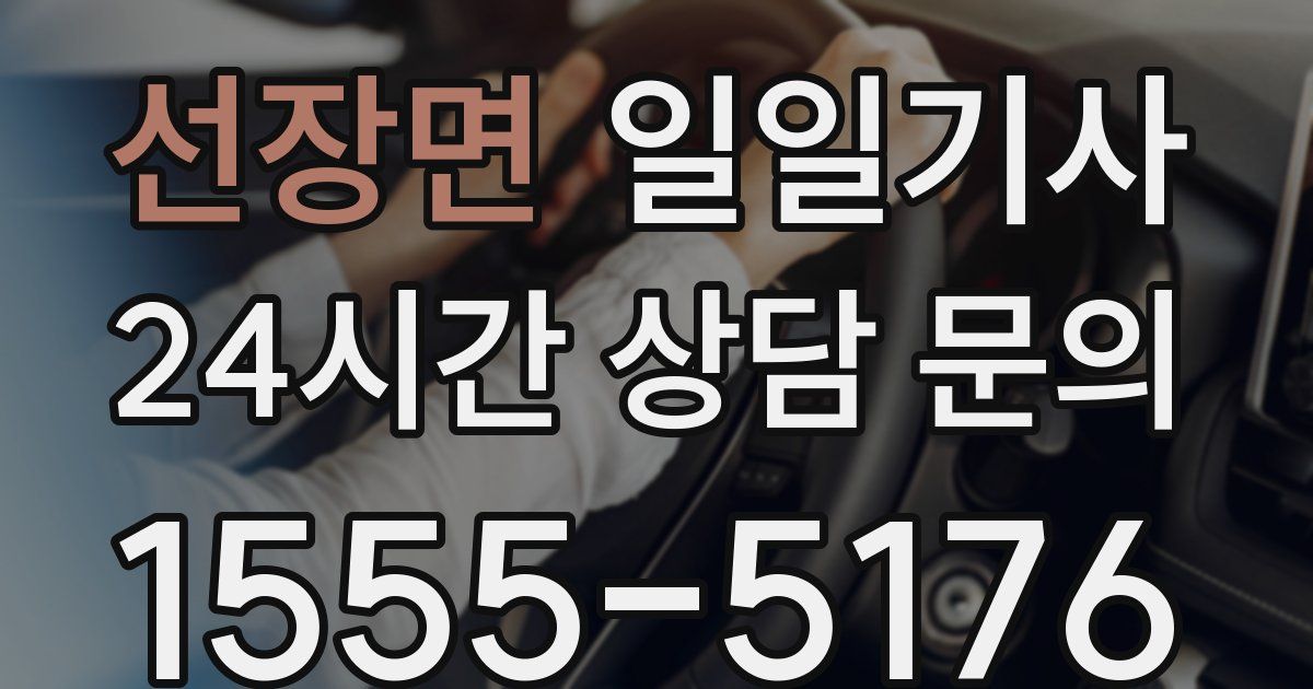 일일대리기사