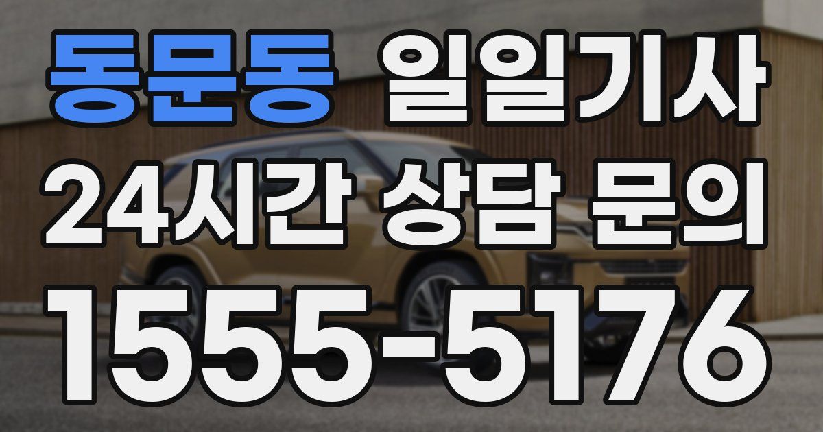 일일대리기사