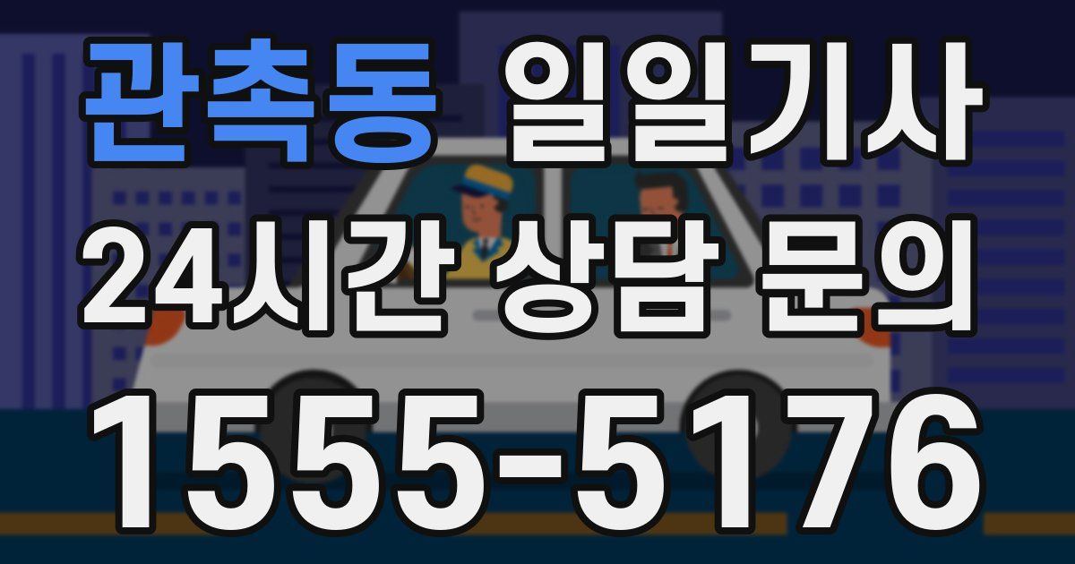 일일대리기사