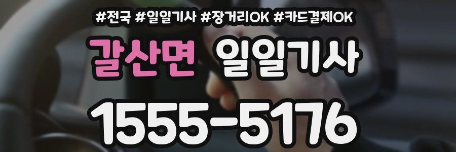 갈산면 일일기사